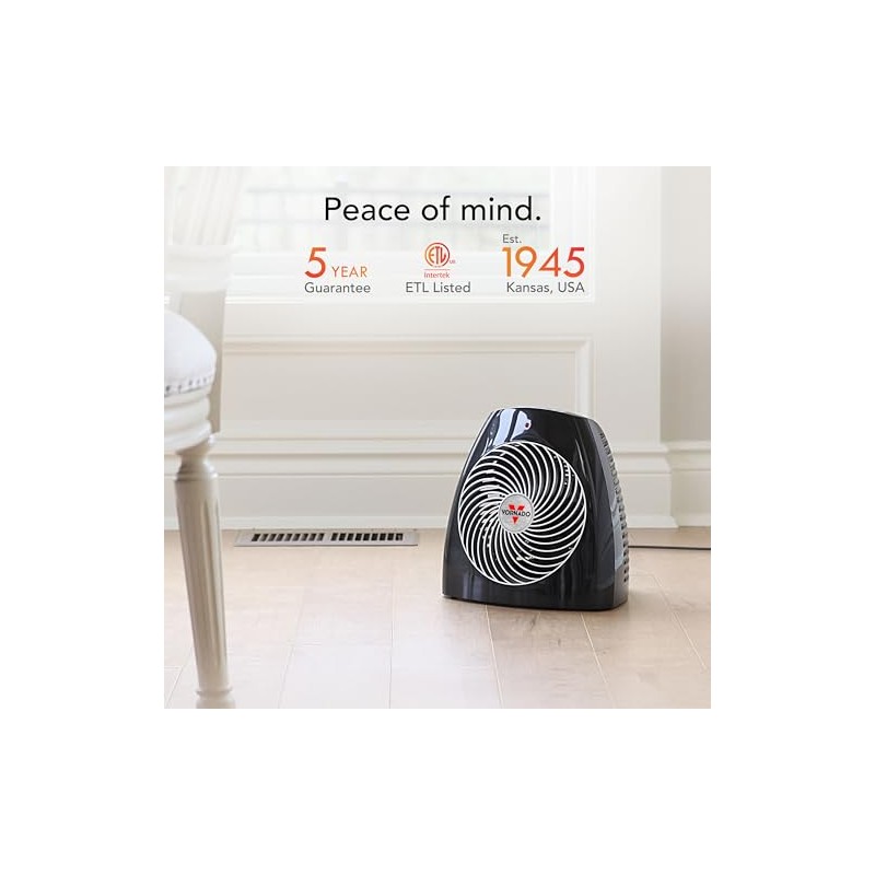 Vornado MVH (2025) Space Heater, 3 Heat Settings, Adjustable Thermostat,