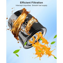 MIU803127 Fuel Filter Fit for John Deere Mower 1570 1575 1580 1585 1600 Turbo Series III 2032R 3032E 3033R 3035D 2038R 3038E 3039R 3043D 4044M 3046R 4044M 4044R 4052M 4052R 4066M 4066R, 2PCS