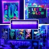 CICINY Black Light Bar 10W UV Blacklight Strip for Glow