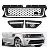 ECOTRIC Front Grille & Air Side Vent Compatible with 2010-2013