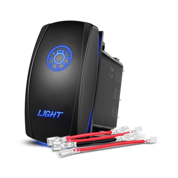 Nilight Nilight Light Rocker Switch Led Bar 5 Pin Laser