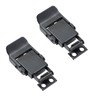 ZYAMY 2pcs Stainless Steel Cabinet Buckle Black Spring Loaded Draw