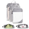 5 Set Packing Cubes for Suitcases, Compressible Travel Packing Organizers