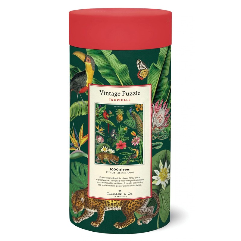 Cavallini - Rompecabezas de 1000 piezas, Tropicale (PZL/TROP)