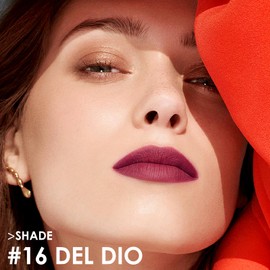 FOCALLURE Ultra Chic Matte Lipstick,Rich Vitamin E Lip Crayon,Lightweight Matte Color without Drying or Fading,Long Lasting Waterproof Lips Makeup,DEL RIO