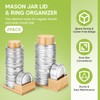 2PCS Mason Jar Lid Organizer & Holder (Wide Mouth &