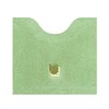 Senko 13962 Tiny Leaf Mini Toilet Mat, Approx. 16.9 x