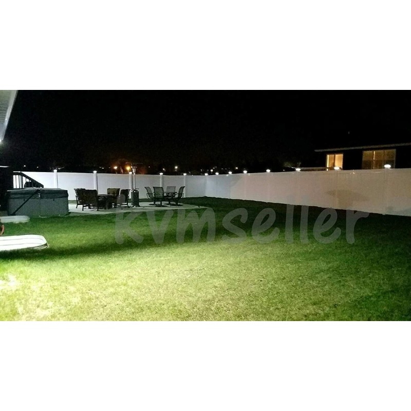 Relightable 6-Pack Copper Color Square Solar Light Post Cap 4x4