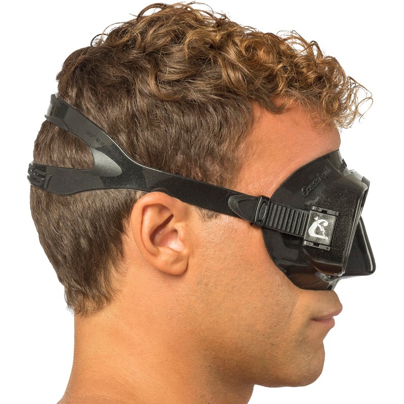 Cressi SUPEROCCHIO Mask SIL Black/Frame Black
