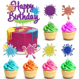 Slime - Decoración para tarta de cumpleaños