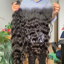 Custom Curl Crochet Hair Unprocessed Raw hd Lace Frontal Wig Hair Vendor Raw Indian Hairstyle: raw hair, color: 1 pcs bundle baby curly, Stretched Length: 16 Inch