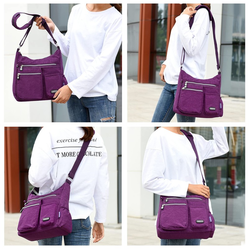 NOTAG Women's Shoulder Bag, Lightweight Multiple Pockets, Shoulder Bag, Women's