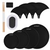 Drum Mute Pads 11 Pieces With Cymbal Pad and Hi