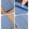 1 Document Bag, 10 Paper Clips, Travel Document Holder Organiser,