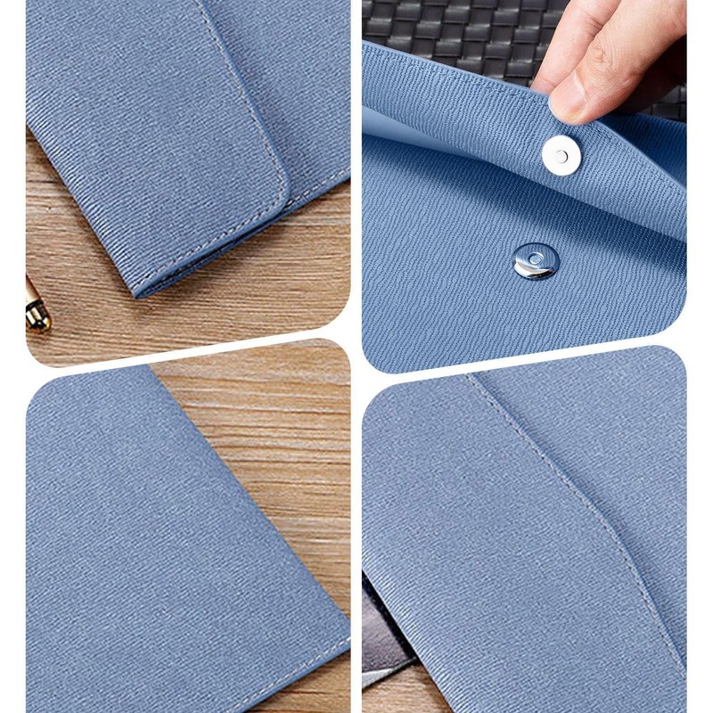 1 Document Bag, 10 Paper Clips, Travel Document Holder Organiser,