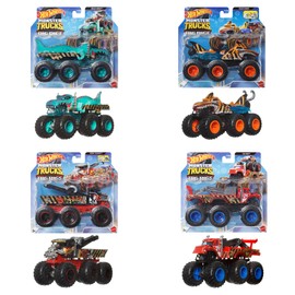 Hot Wheels Hot Wheels Monster Trucks Big Rigs, 1:64 Scale Toy Truck with 6 Wheels, Haul or Tow Other Vehicles (Styles May Vary)