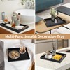 SXNOWS Coffee Table Tray - Large Ottoman Tray for Living