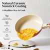 Ceramic Pots and Pans Set Non Stick, 7 Pcs Nonstick