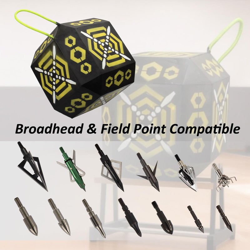 Archery Targets 18-Sided Portable Shooting Foam Target Block Cube with