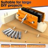 BLEKOO Self Centering Doweling Jig Kit, Drill Jig For Straight