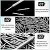 Ovveroche 100Pcs Double-Head Skirting Thread Seamless Nail, Skirting Line Without