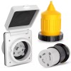 Nilight 30AMP RV Power Inlet Outlet Shore Power Kit w/Boot