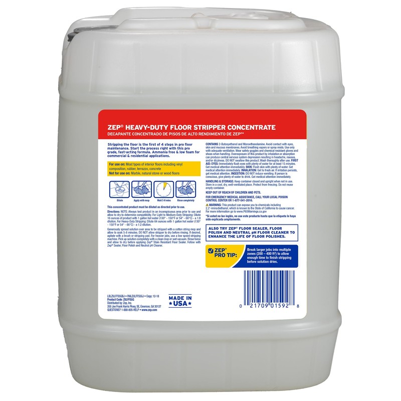 ZEP ZULFFS5G 5GAL Zep Floor Stripper
