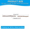 PATIKIL 36 Pcs 30cm Wood Log Sticks, Natural Wood Craft