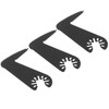 10Pcs Oscillating Saw Blade Sickle Shape High Speed Steel Multitool