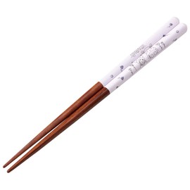Skater Painted Chopsticks, 21cm, Kuromi, Sanrio Line Design ANN4SQ-A