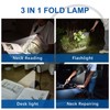 Neck Reading Light 3 in 1 Multifunction Rechargeable Folding Neck