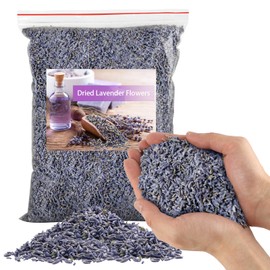1/2 Pound Dried Lavender Flowers, Natural Dried Lavender Buds Bulk for Soap Making, Candles, Sachets, Crafts, DIY Projects