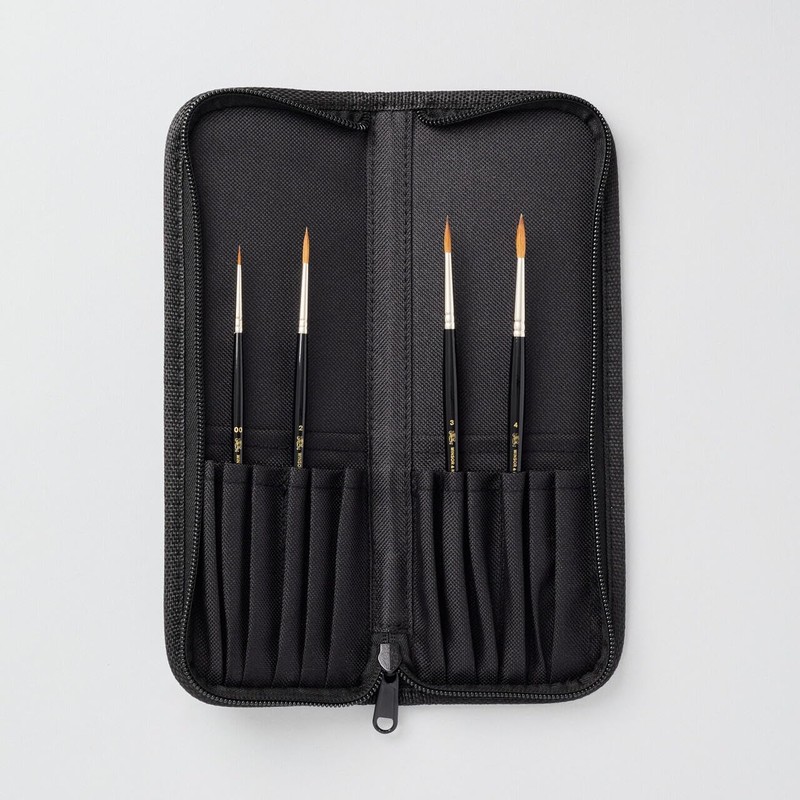 WINSOR & NEWTON Series 7 KOLINSKY Sable Brush Wallet Set