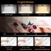 XSMNER Foldable Nail Desk Lamp with Phone Holder, 456 LEDs