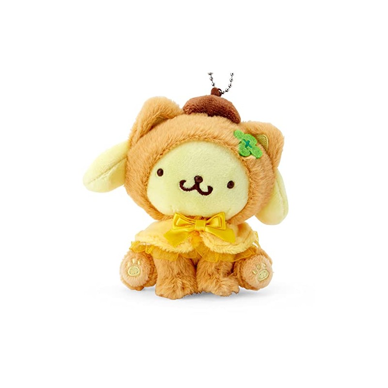 Sanrio 799386 Pompom Pudding, Dressing Up Cat Mascot Holder