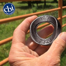 CBI Pipe & Supply Tool Division Pipe Fence Weldable Saddle Cap - Versatile & Durable Solution for Pipe Fencing Applications - Saddle Cap Designed to Fit Pipes Range of 2 3/8" to 2 3/8" (10 Pack)