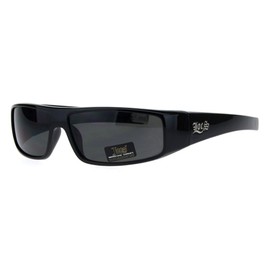 All Black Limo Super Dark Locs OG Gangster Shade with Metal Tip Temples