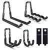 3-H Super Heavy Duty Garage Hooks 6 Pack, One-Piece Construction