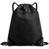 Audiofan Knapsack, Gym Sack, Drawstring Bag, Large Capacity, Waterproof, Lightweight,