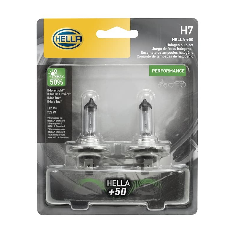 HELLA H7P50TB foco H7 12V 55W Px26D T4.625 +50 (2),