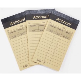Single Type Voucher Stylish Pack of 10 (Kraft Paper)