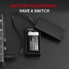 DAIERTEK 9V Battery Holder, 9 Volt Battery Holder with ON/Off