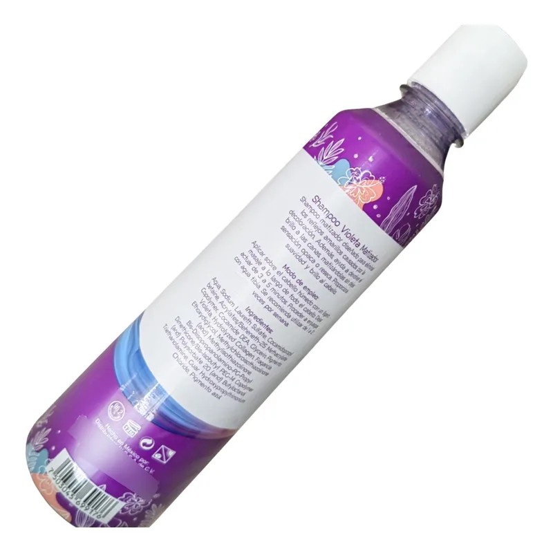 2 Pzas Shampoo Matizador Violeta In Bellezza 500gr