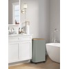 efluky Laundry Basket with Wheels, Tall Rolling Laundry Hamper with