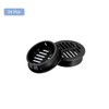 sourcing map 24Pcs 35mm/1.38" Circular Soffit Air Vents, Plastic Soffit