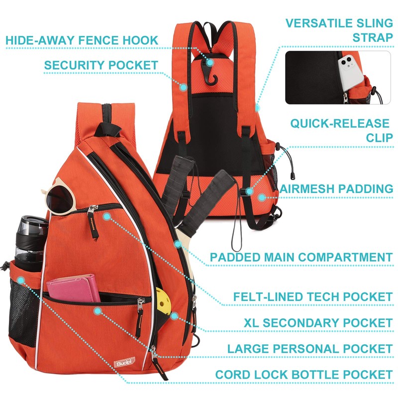 Sucipi Pickleball Bag Pickleball Backpack for Women Men Pickleball racquet
