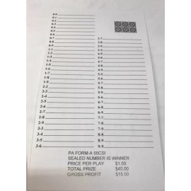One Dozen # 55 Sure Tip Boards (0-0/9-9)  Sport Scores /Jar Tickets Free Ship US