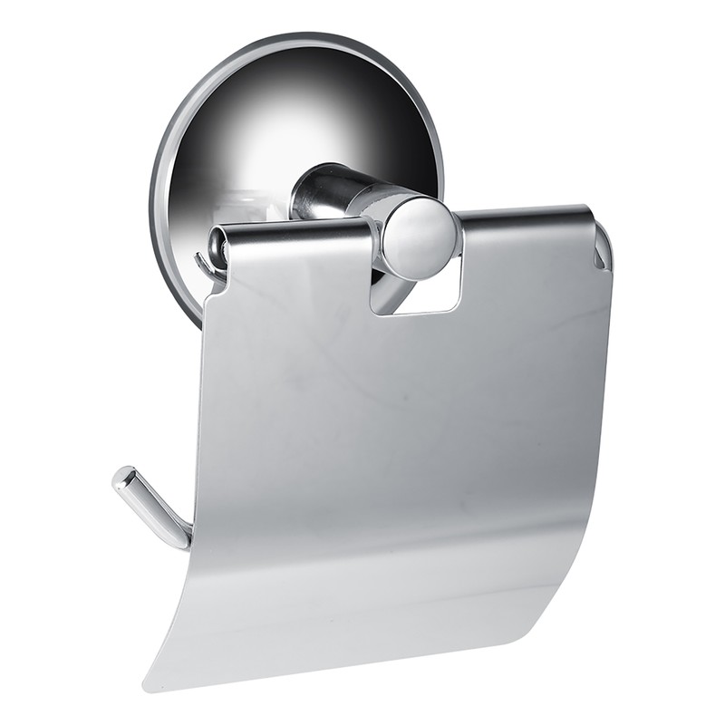 1Pc Stainless Steel Bathroom Toilet Wall Mounted Suction Paper Roll