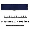 15 Pack Navy Blue Satin Table Runners 12 x 108
