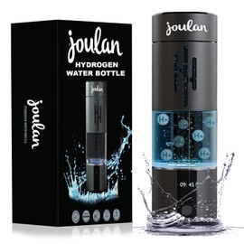 Joulan Hydrogen Water Bottle Generator, 4500PPB Portable Rechargeable aquahealth Hydrogen Water, Hydrogen Water Ionizer Machine, with SPE/PEM Technology, for Home Office Travel Fitness Drinking